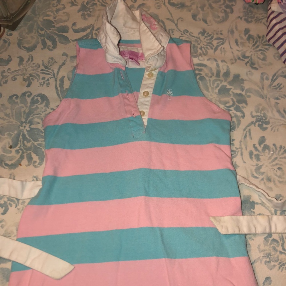 Girls Lily Pulitzer Sleeveless Polo Dress